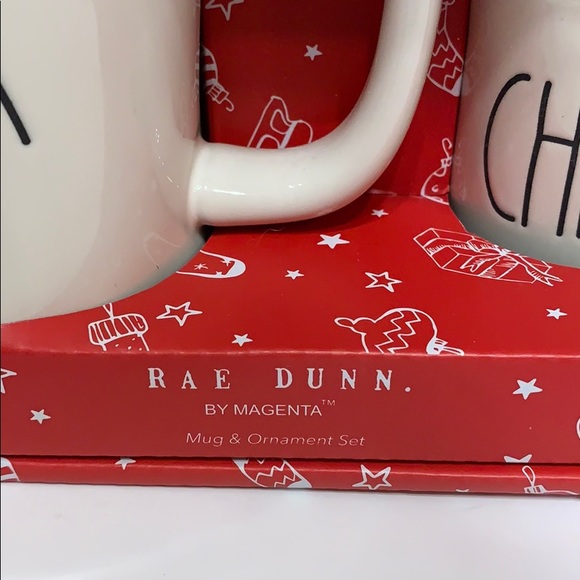 Rae Dunn Cheer Mug & Ornament Set NEW - Picture 5 of 5